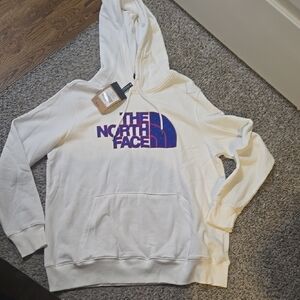 The North Face White Hoodie with Logo